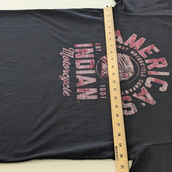 Indian Motorcycle T-Shirt - America's First Motorcycle Company - Picture 8 of 9